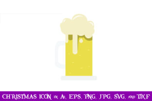 Beer Christmas Icon: A Festive Addition to Your Graphics