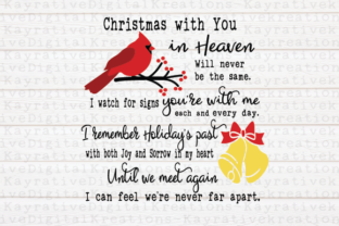 Cardinal Christmas Memorial Graphics for Crafts