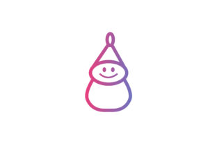Christmas Doll Line Art Vector Icon: Graphics Review