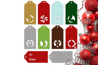 Christmas Hanukkah Holiday Gift Tags Graphics for Crafts