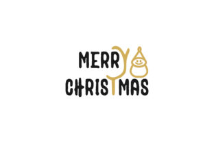 Flat Merry Christmas Logo Vector: Graphics & Logos Review