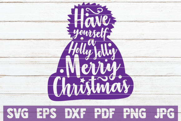 Holly Jolly Christmas Graphics for Festive Crafts