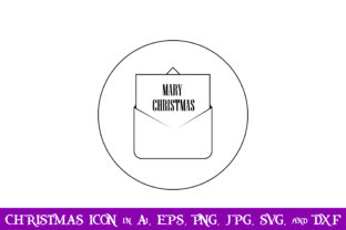 Letter Christmas Icon: A Versatile Graphic for Holiday Designs