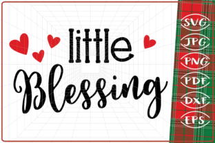 Little Blessing Christmas Graphics for Holiday Crafts