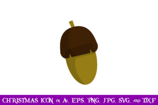 Nut Christmas Icon: A Versatile Graphic for Seasonal Branding