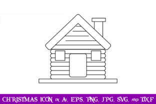 Outline of a House Christmas Icon: Graphics Review