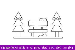 Park Christmas Icon: A Versatile Graphics Asset for Publishers