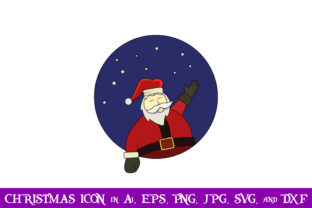 Santa Christmas Icon: A Versatile Graphics and Icons Asset