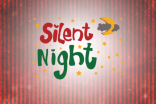 Silent Night Christmas Quotes: Graphics for Crafts